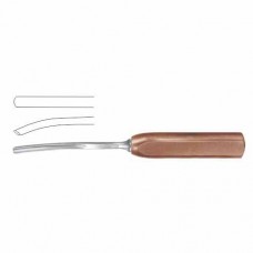 FiberGrip™ Lexer Bone Gouge Curved Stainless Steel, 25 cm - 9 3/4" Blade Width 5 mm